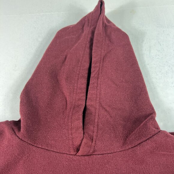 Champion Southern Illinois Salukis Sweatshirt Youth Extra Large Red Faded Hoodie - Picture 5 of 13